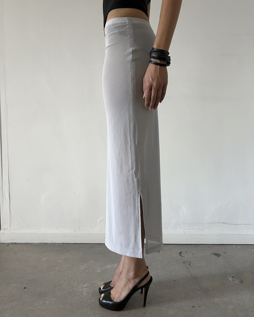 Issey Miyake Pleats Please (2007) Sheer Skirt