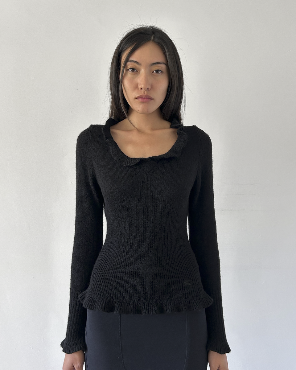 Burberry Ruffled Sweater