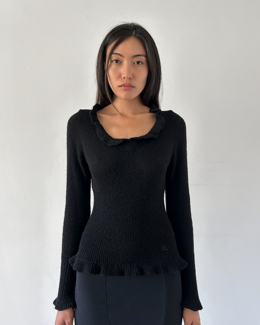 Burberry Ruffled Sweater