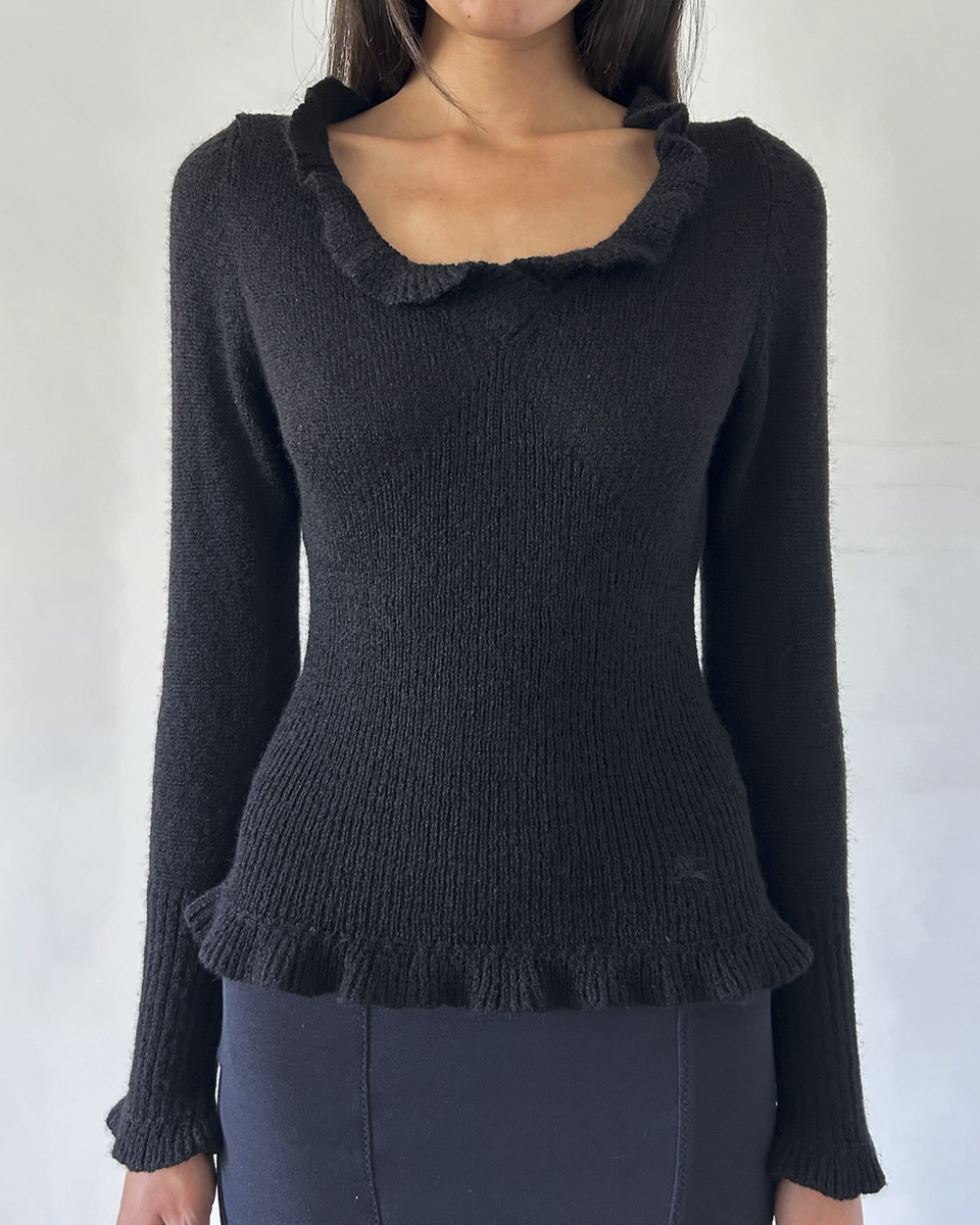 Burberry Ruffled Sweater