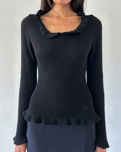 Burberry Ruffled Sweater