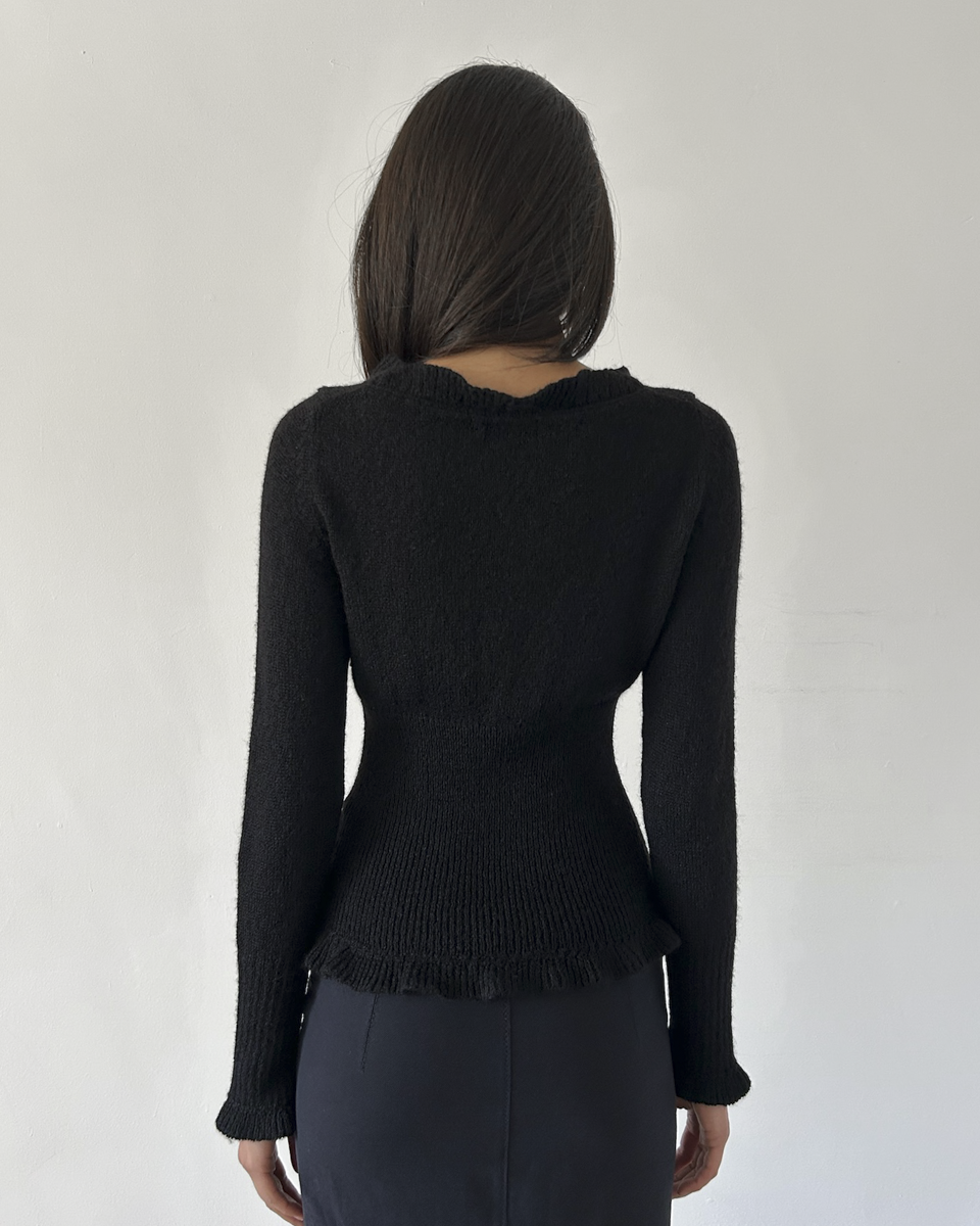 Burberry Ruffled Sweater