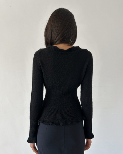 Burberry Ruffled Sweater