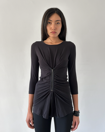 Philosophy by Alberta Ferretti Zipper Top