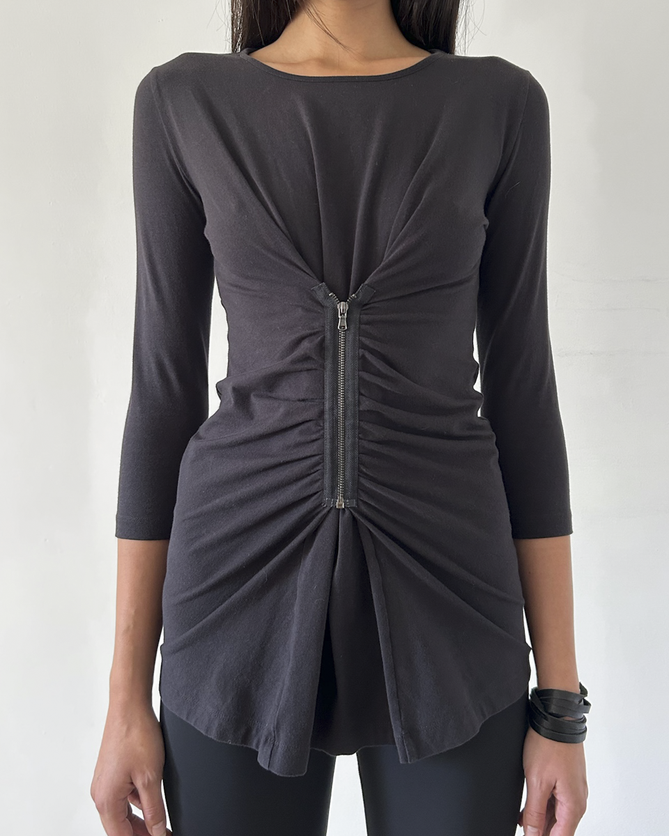 Philosophy by Alberta Ferretti Zipper Top