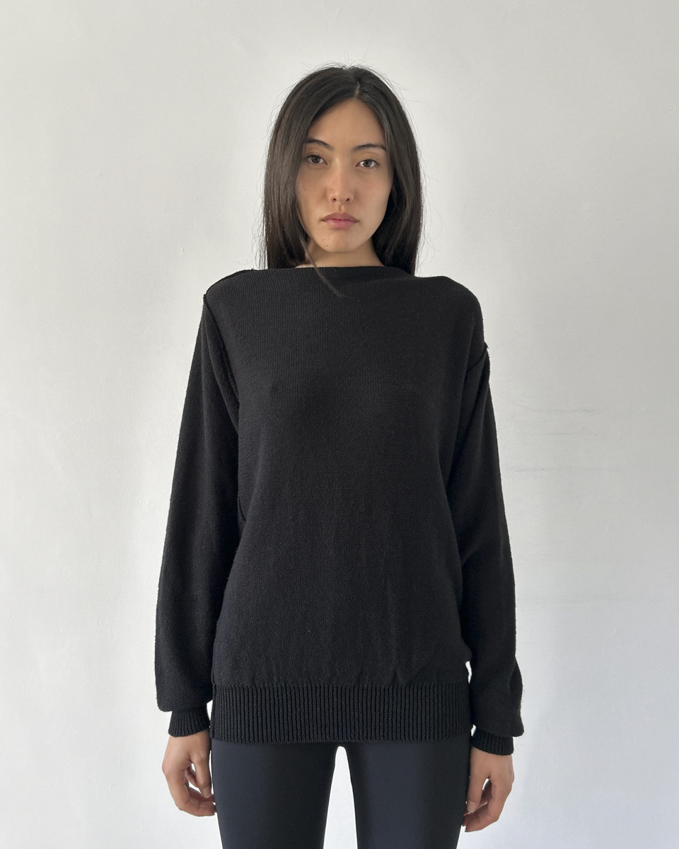 Y’s Yohji Yamamoto FW2007 Open Back Sweater