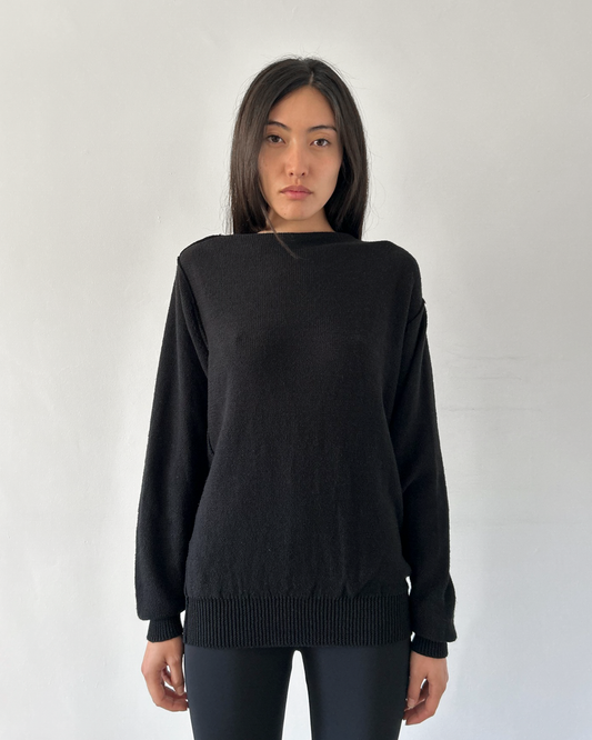 Y’s Yohji Yamamoto FW2007 Open Back Sweater