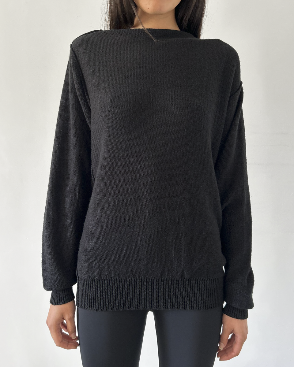 Y’s Yohji Yamamoto FW2007 Open Back Sweater