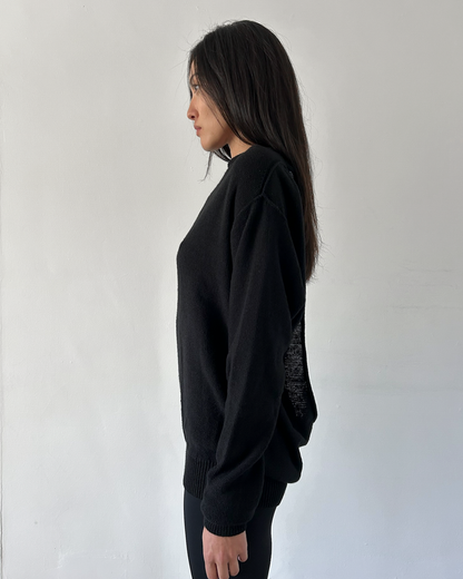 Y’s Yohji Yamamoto FW2007 Open Back Sweater