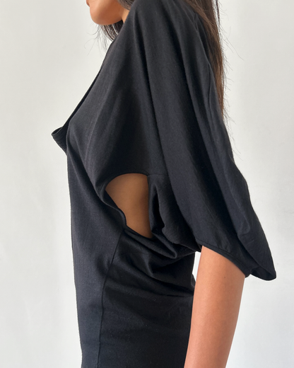 Ilaria Nistri (Runway) FW2010 Cowl Neck Dress