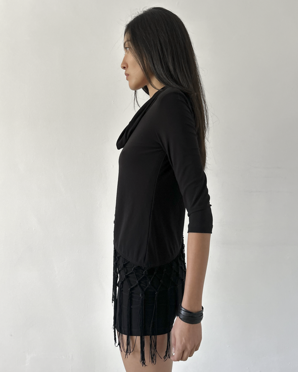 Joseph Ribkoff  Fringe Mini Dress