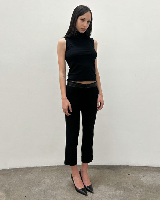 Balenciaga by Nicolas Ghesquière 2006 Leather Capris