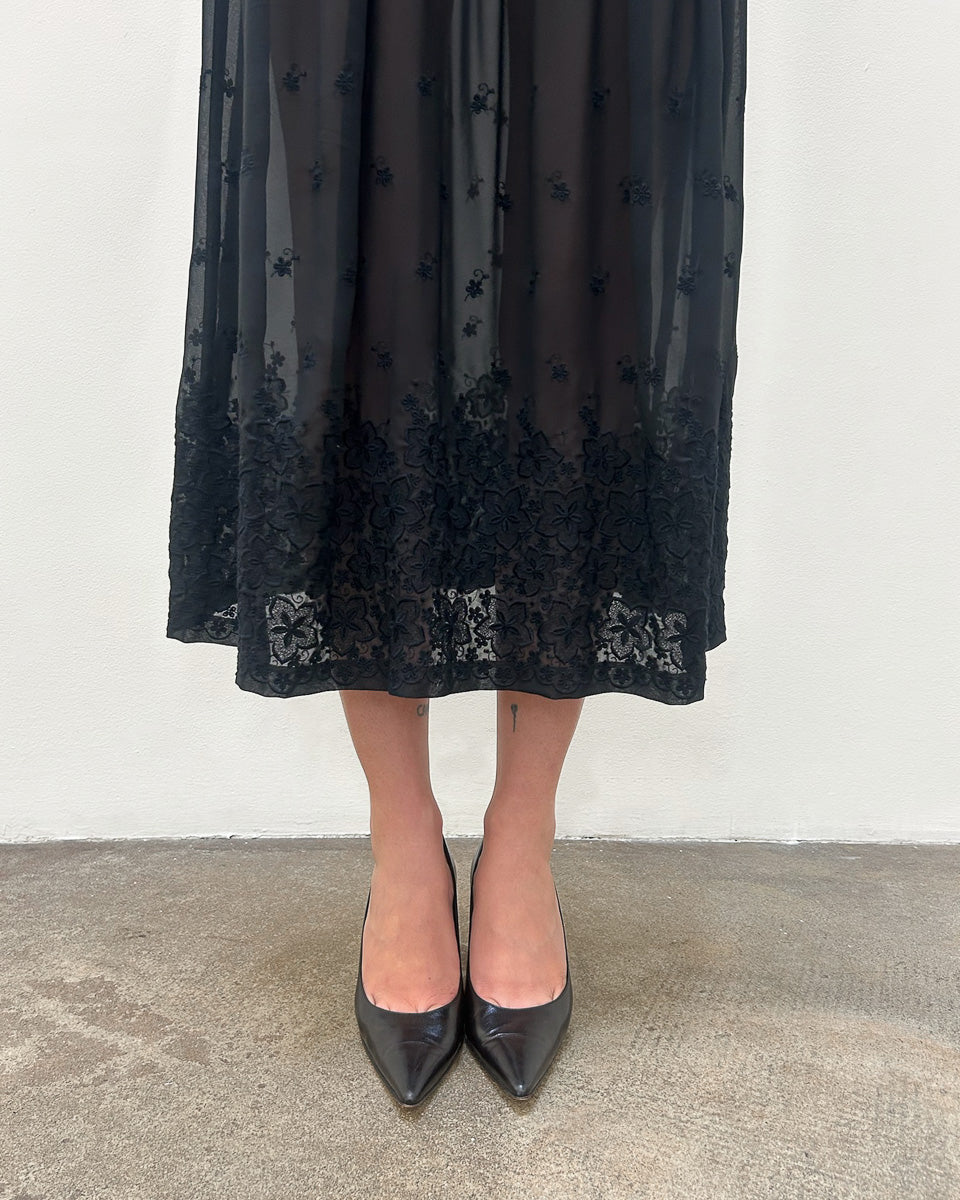 Comme des Garçons FW2001 Sheer Corset Skirt