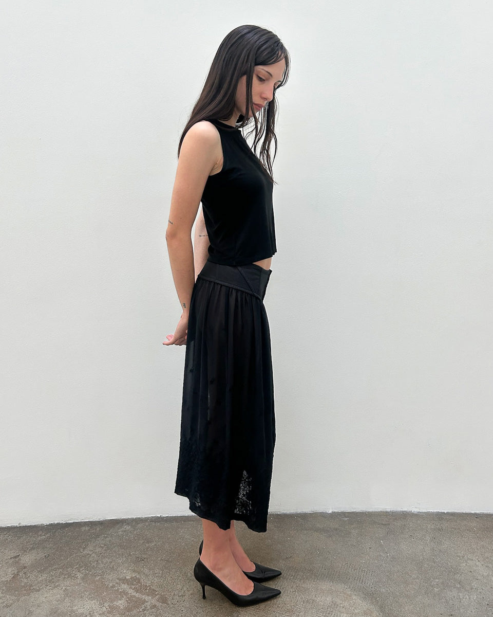 Comme des Garçons FW2001 Sheer Corset Skirt