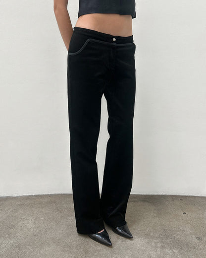 Emporio Armani Corduroy Embellished Pants