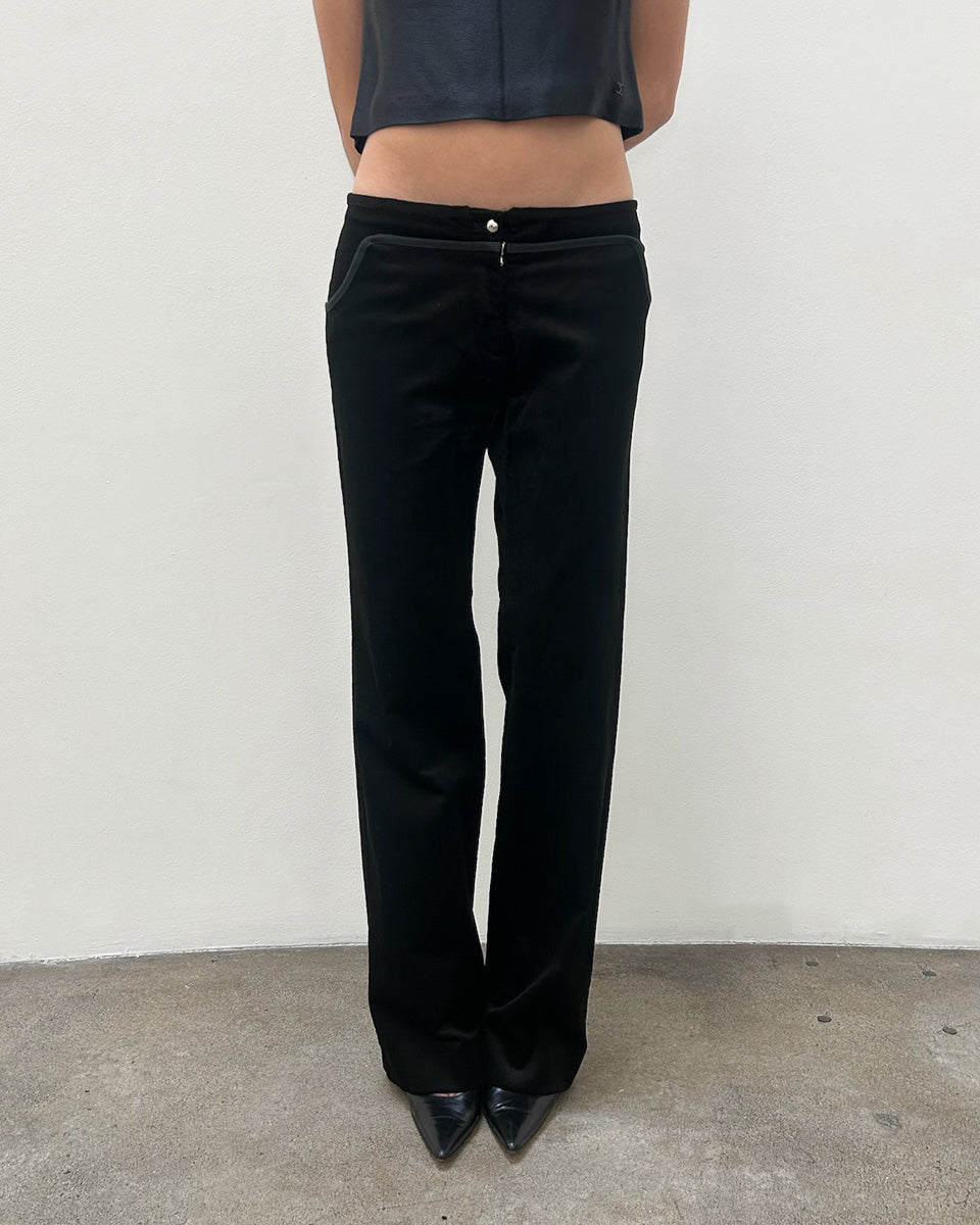 Emporio Armani Corduroy Embellished Pants