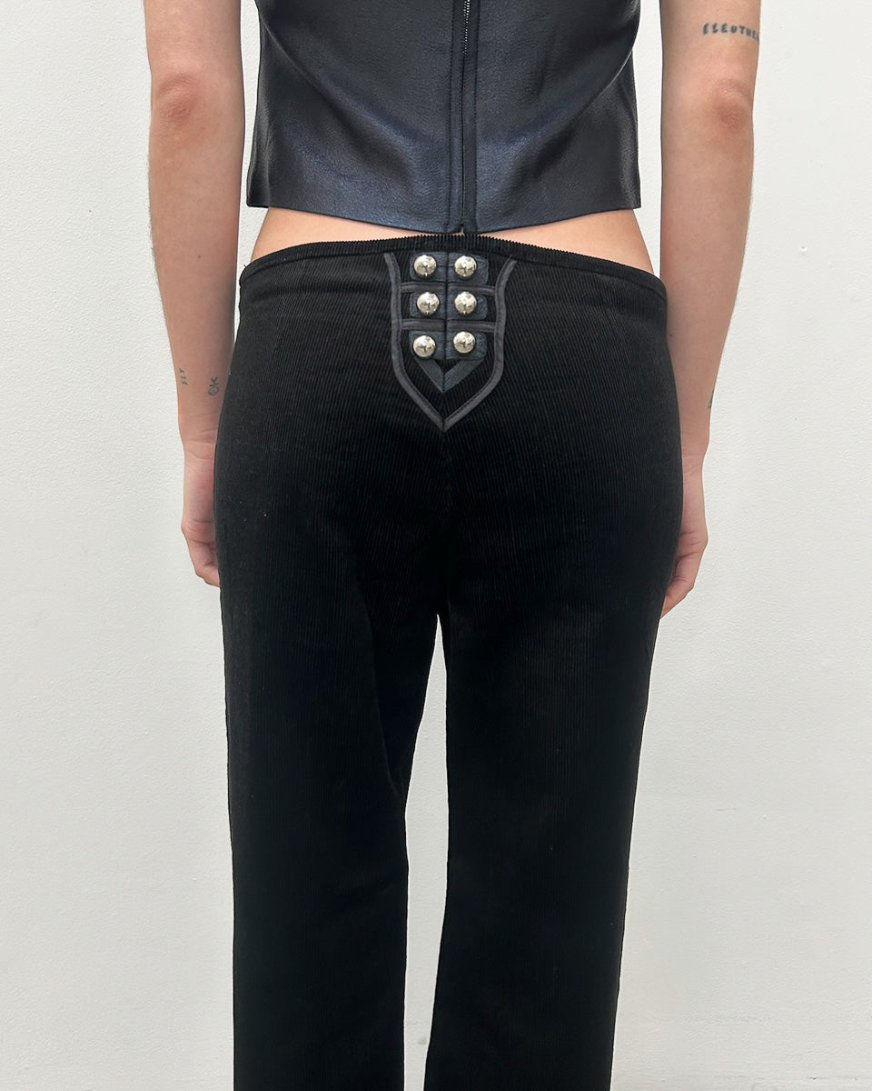 Emporio Armani Corduroy Embellished Pants