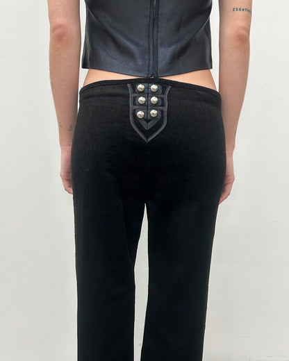 Emporio Armani Corduroy Embellished Pants