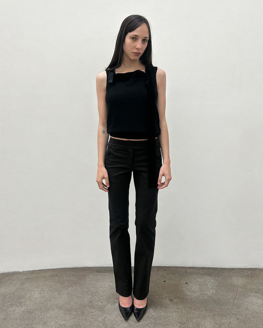 Emporio Armani Ruffle-Pocket Pants