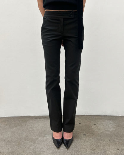 Emporio Armani Ruffle-Pocket Pants