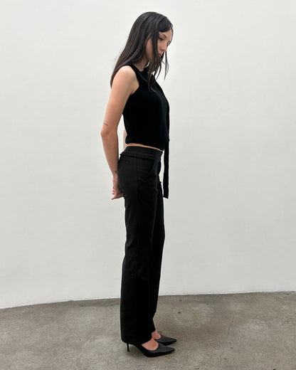Emporio Armani Ruffle-Pocket Pants