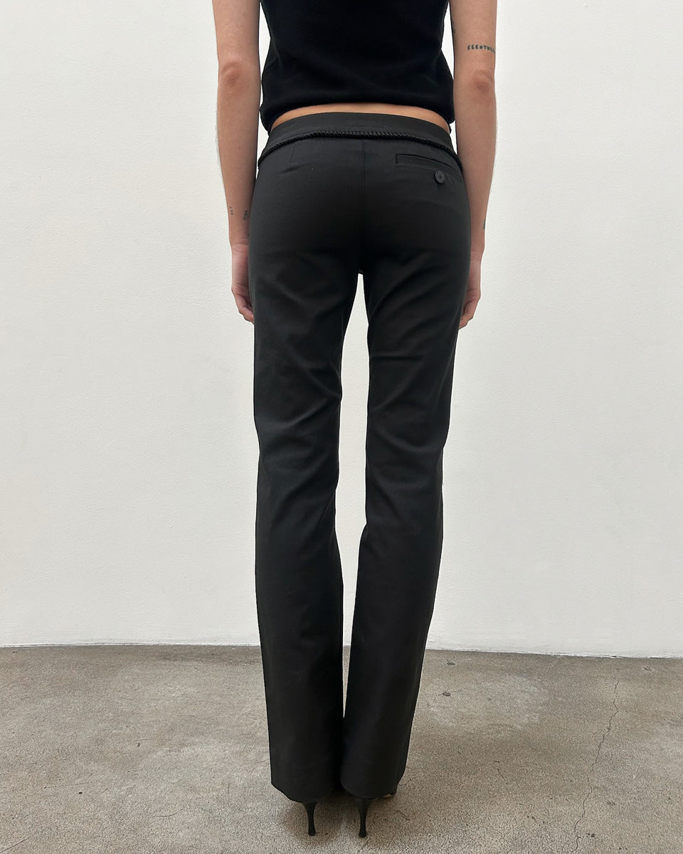 Emporio Armani Ruffle-Pocket Pants