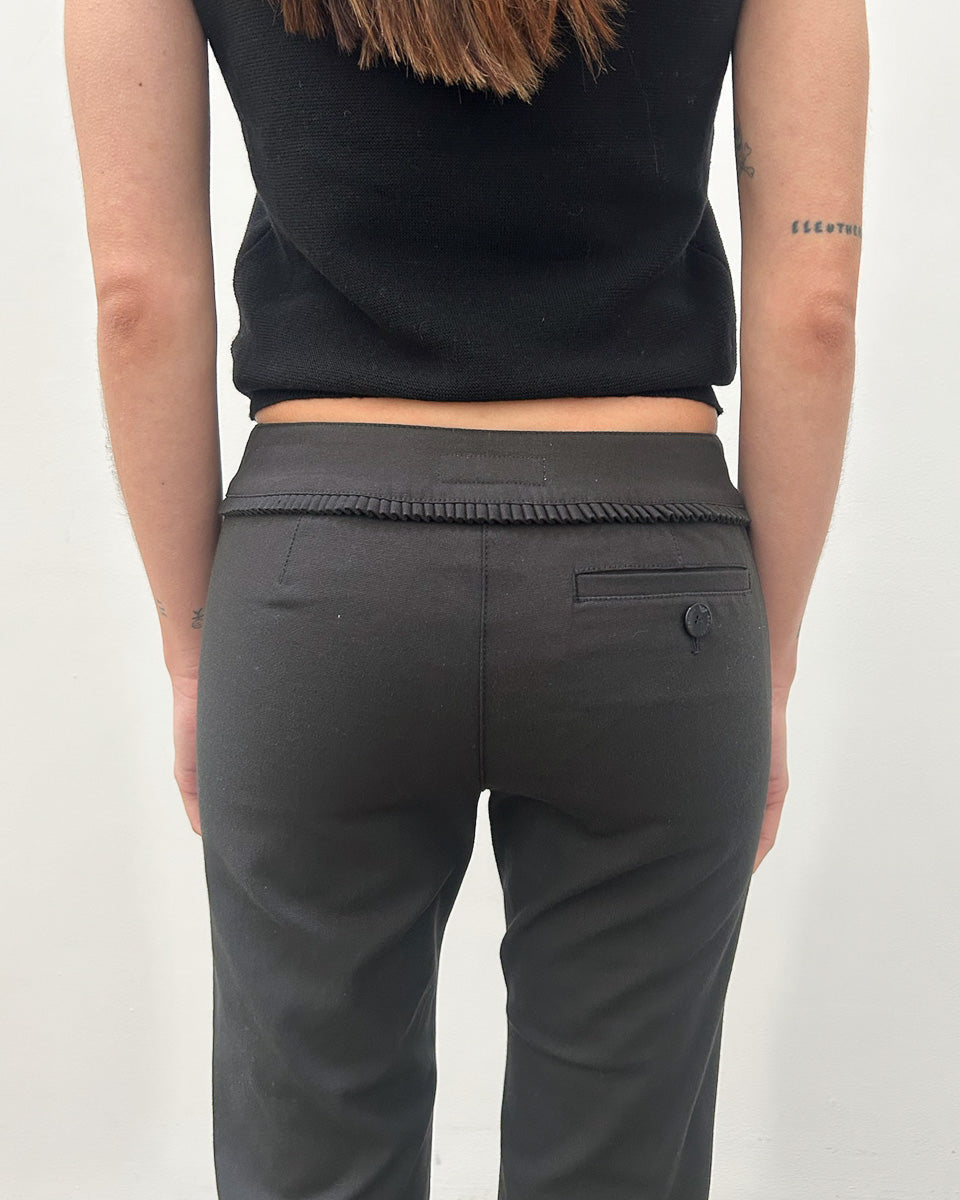 Emporio Armani Ruffle-Pocket Pants