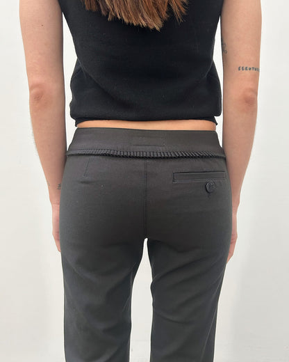 Emporio Armani Ruffle-Pocket Pants