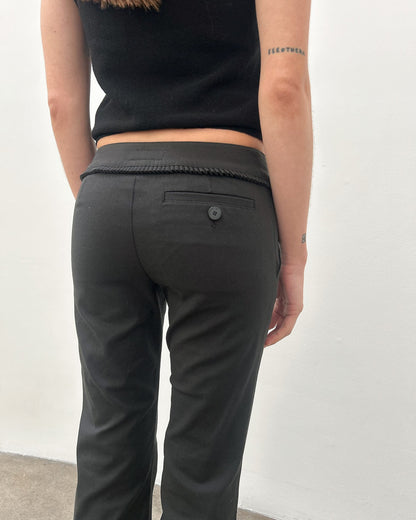 Emporio Armani Ruffle-Pocket Pants