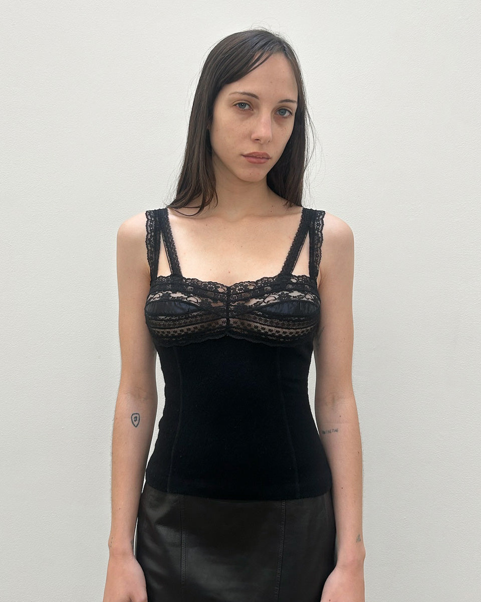 Tao Comme des Garçons 2005 Lace Bustier Top