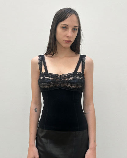 Tao Comme des Garçons 2005 Lace Bustier Top