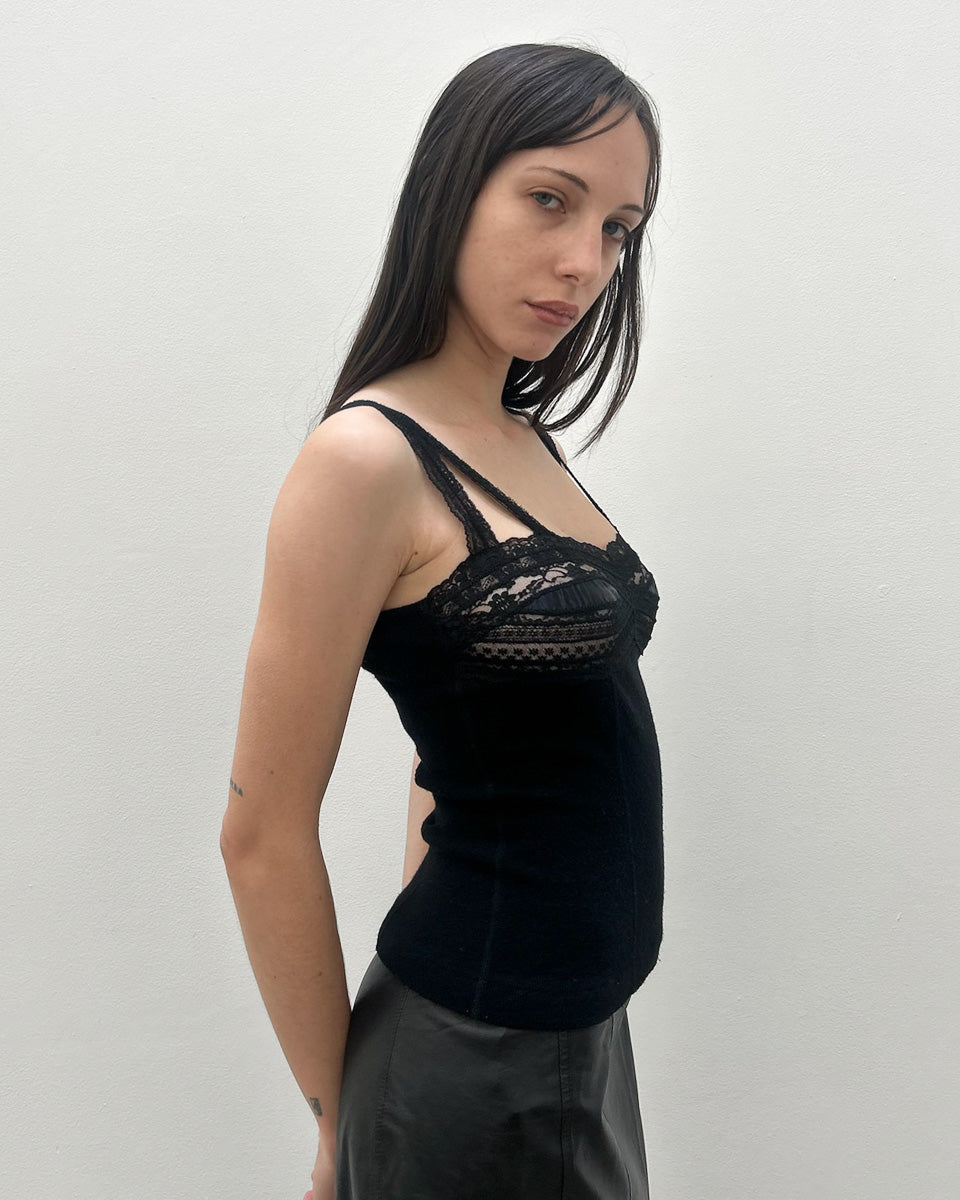 Tao Comme des Garçons 2005 Lace Bustier Top