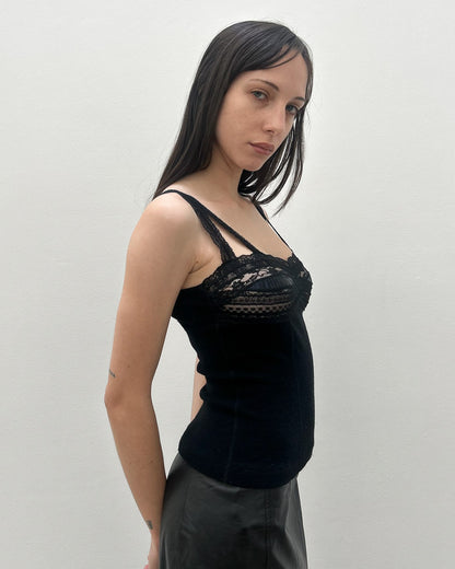 Tao Comme des Garçons 2005 Lace Bustier Top