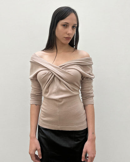 Alberta Ferretti Off-The-Shoulder Top