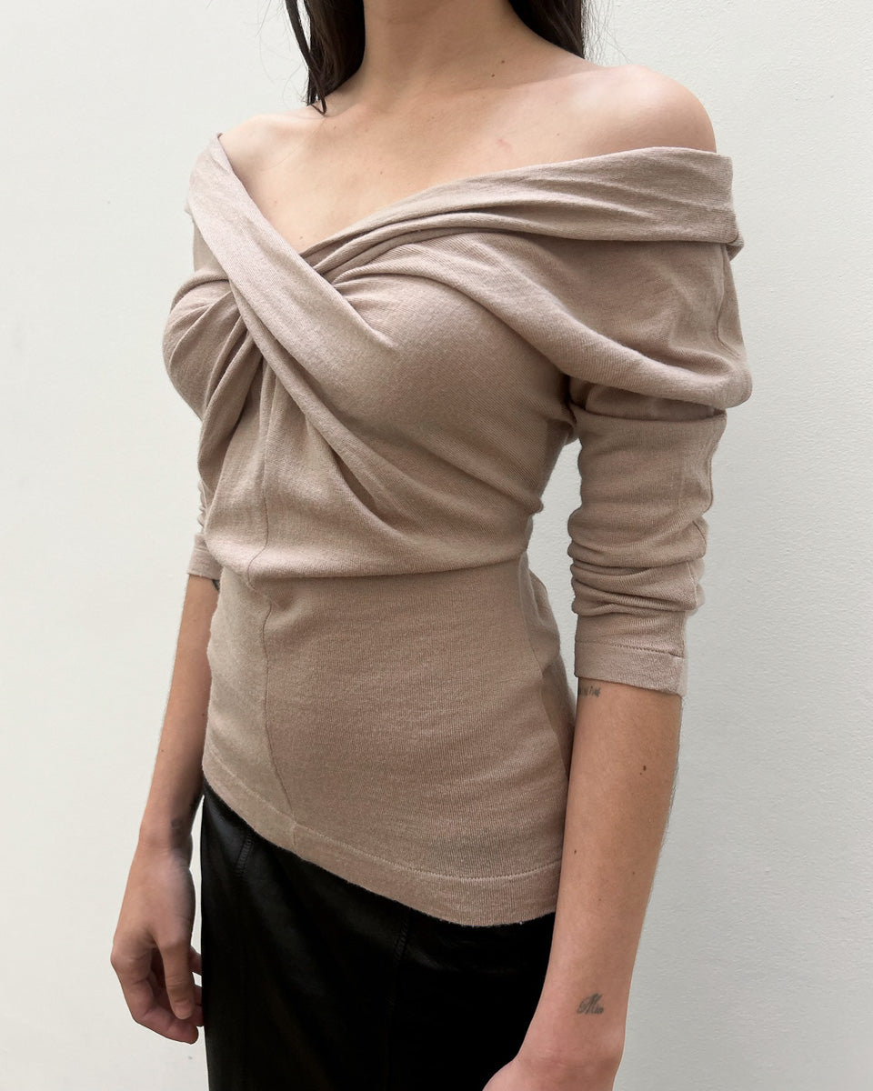 Alberta Ferretti Off-The-Shoulder Top