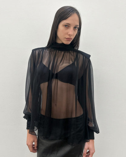Alberta Ferretti Sheer Blouse