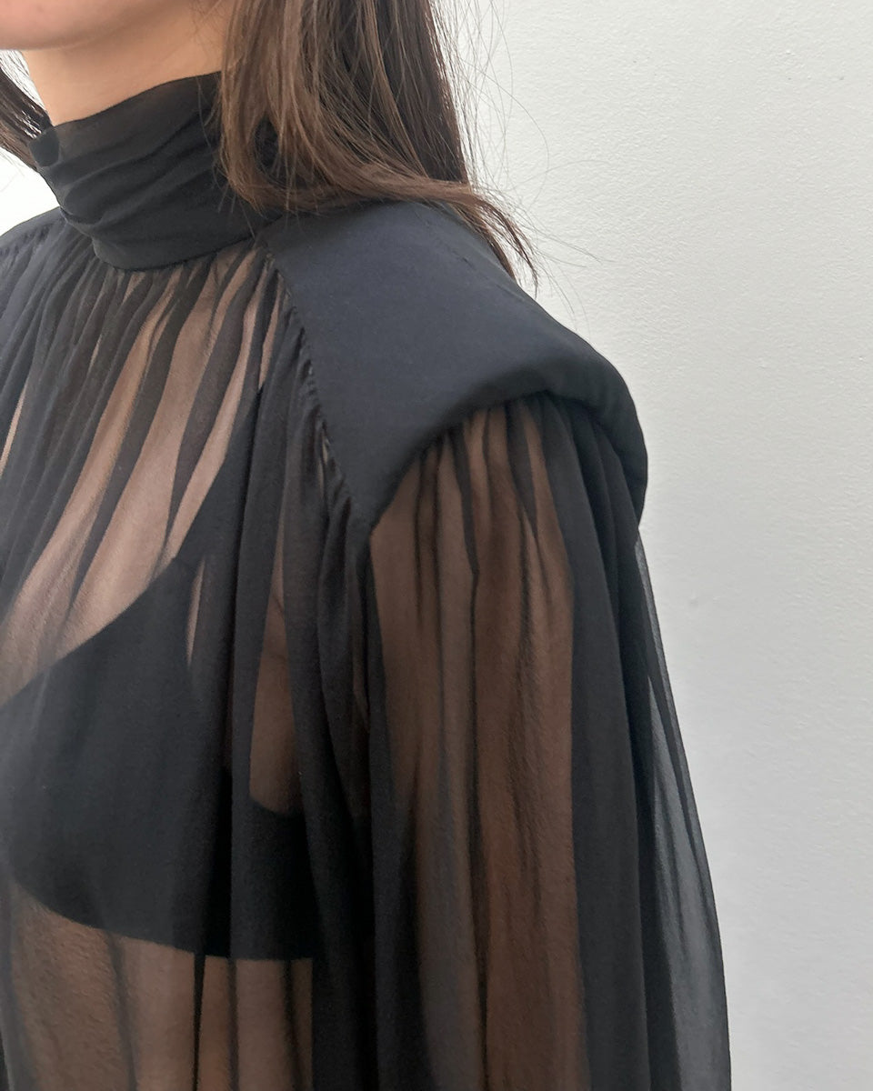 Alberta Ferretti Sheer Blouse