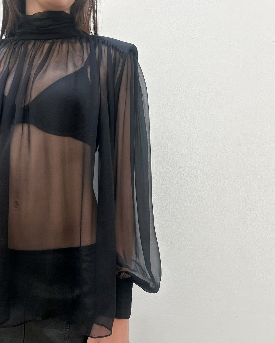 Alberta Ferretti Sheer Blouse