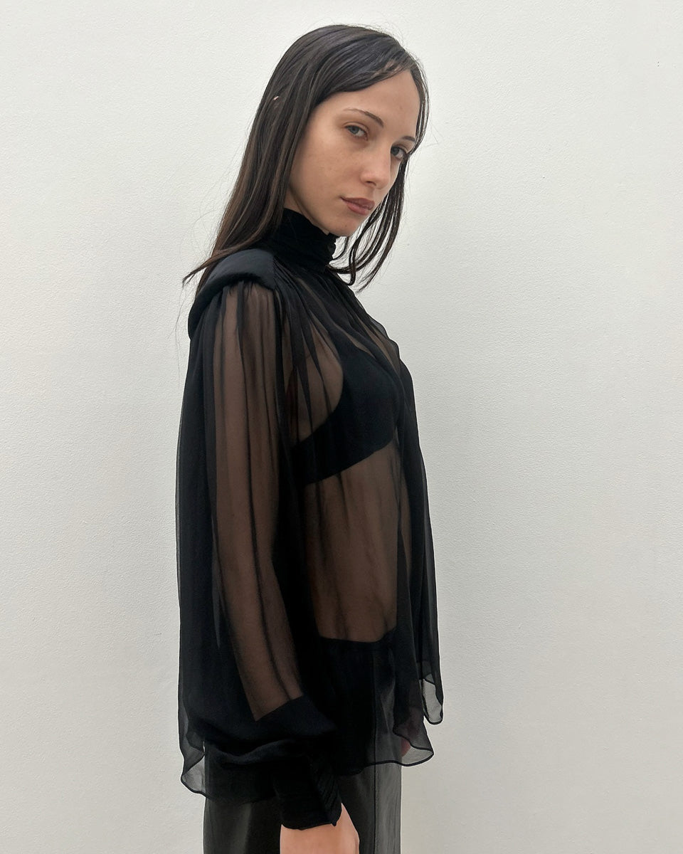 Alberta Ferretti Sheer Blouse