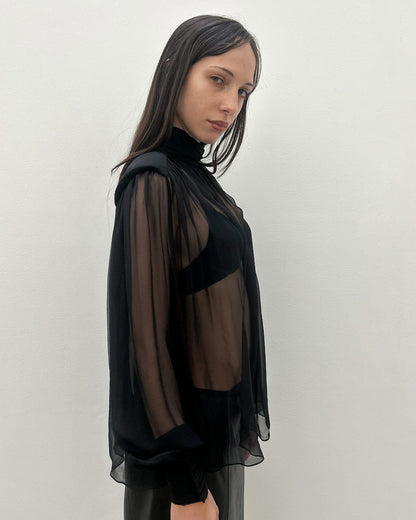 Alberta Ferretti Sheer Blouse