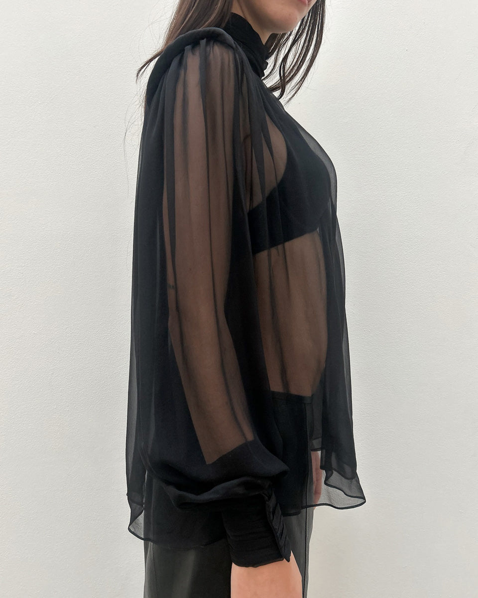 Alberta Ferretti Sheer Blouse