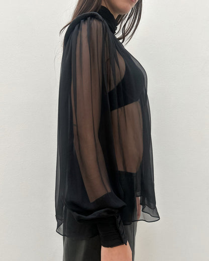 Alberta Ferretti Sheer Blouse