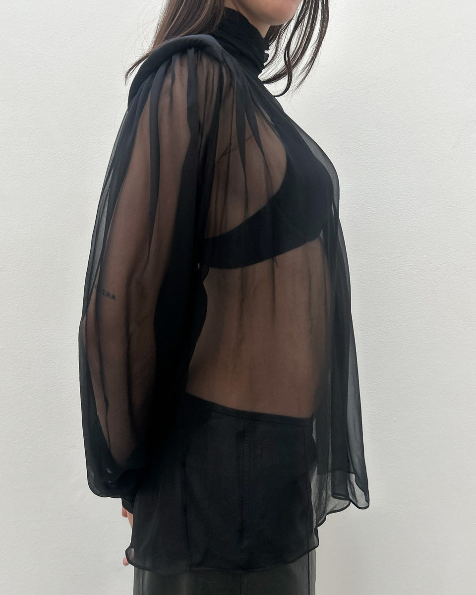 Alberta Ferretti Sheer Blouse