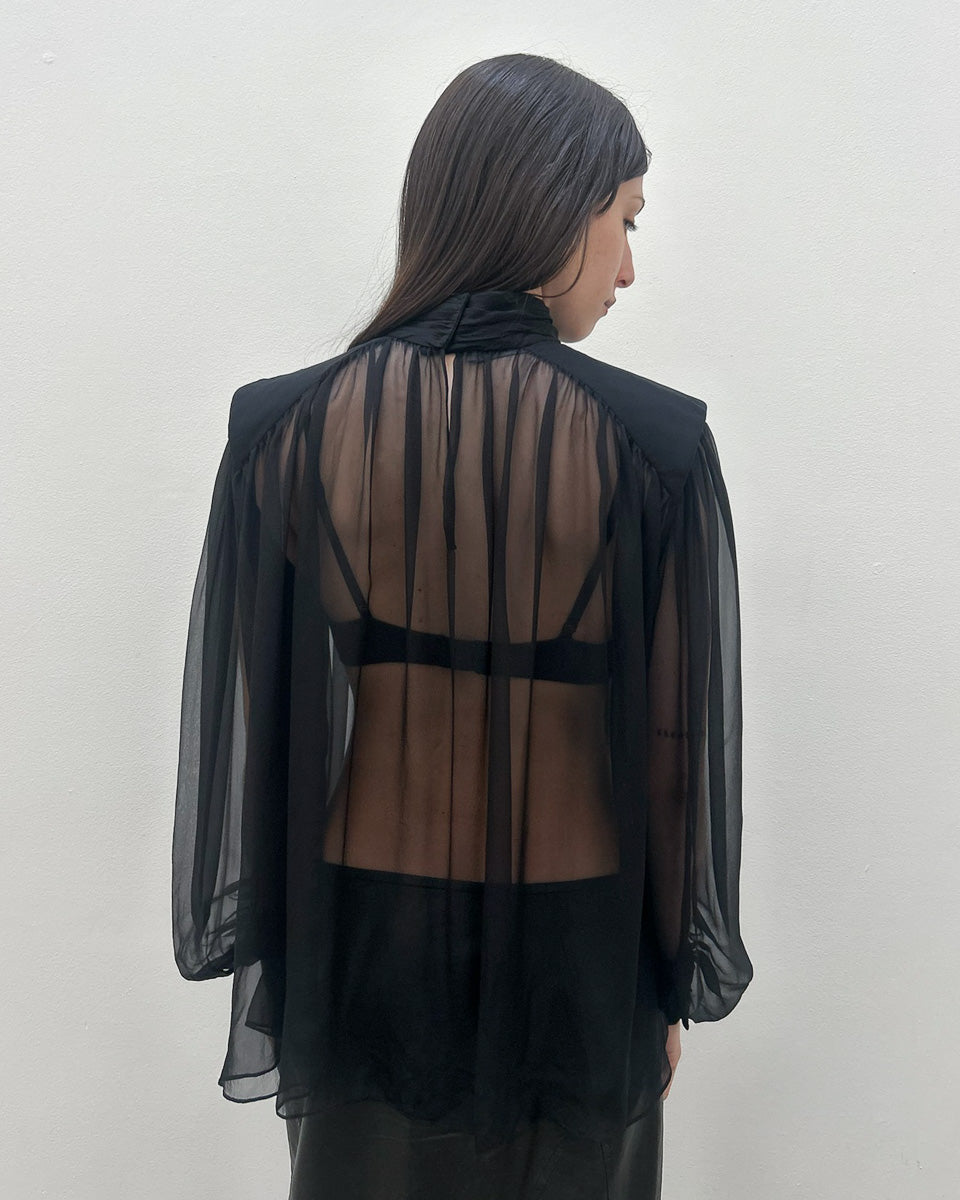 Alberta Ferretti Sheer Blouse