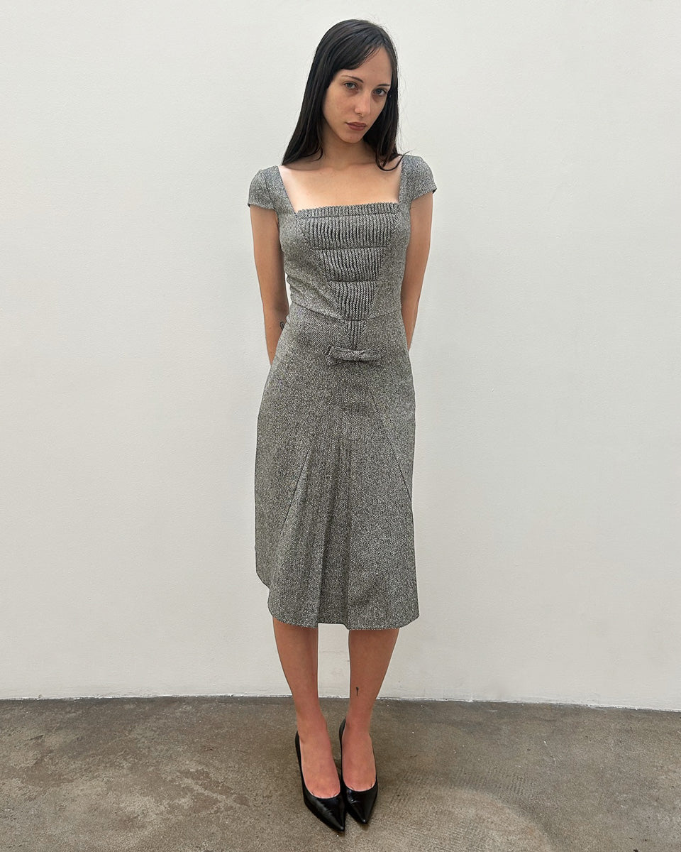 Anna Molinari Gathered Bust Dress