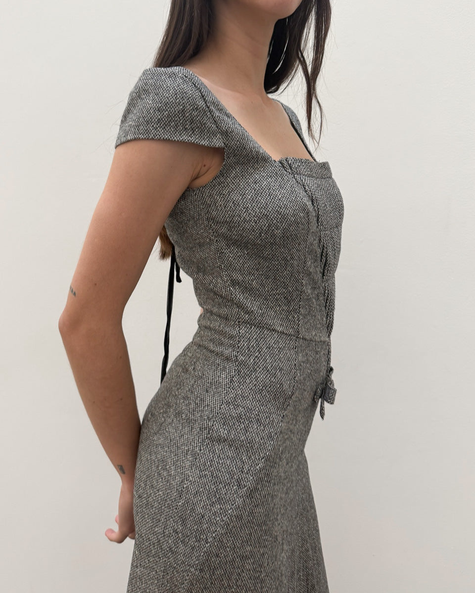 Anna Molinari Gathered Bust Dress