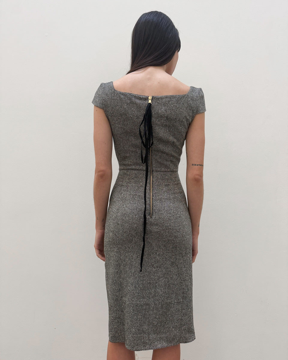 Anna Molinari Gathered Bust Dress