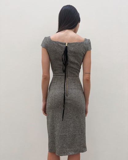 Anna Molinari Gathered Bust Dress