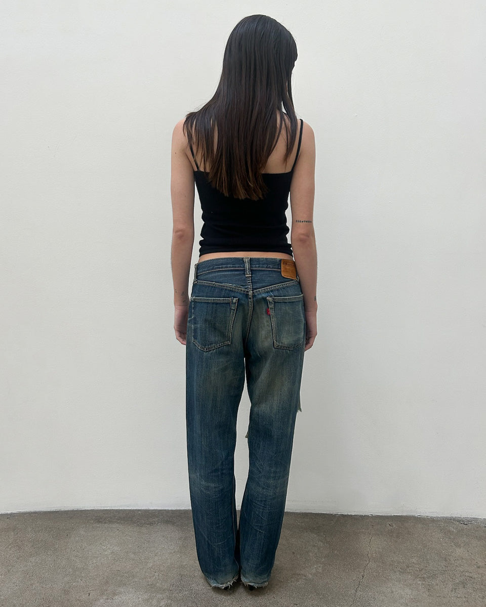 Sugar Cane Distressed Denim