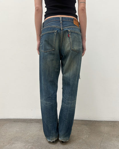 Sugar Cane Distressed Denim